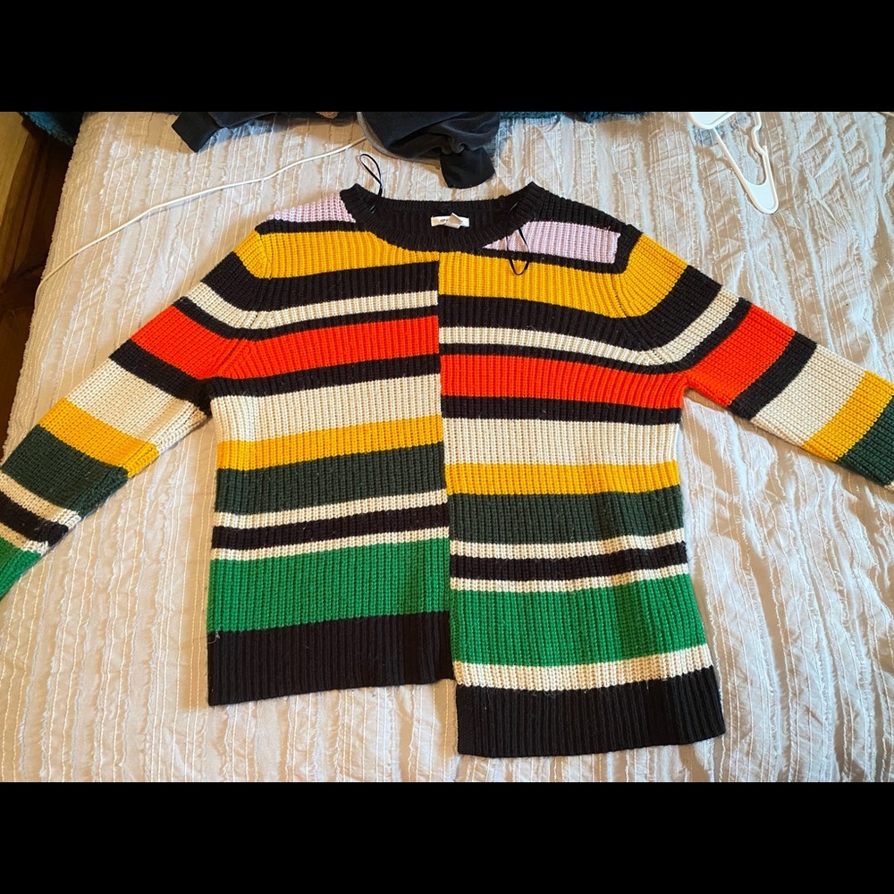 Multi colored sweater